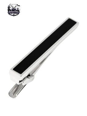 Minimalist Brass Tie Clip Tie Bar Formal Office Accessory